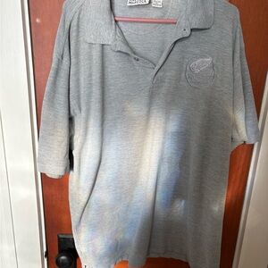 Gray Detroit Red Wings Men’s Polo Shirt XL